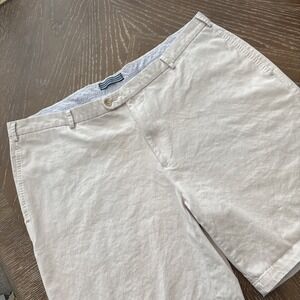 Peter Millar 42x9 Tan/Cream Golf Shorts Mens Pima Cotton Quality & Soft‎